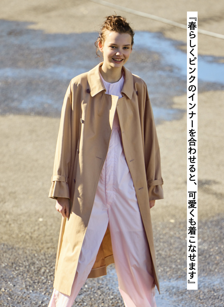 WEST POINT OVERSIZED TRENCH COAT 詳細画像 Beige 2