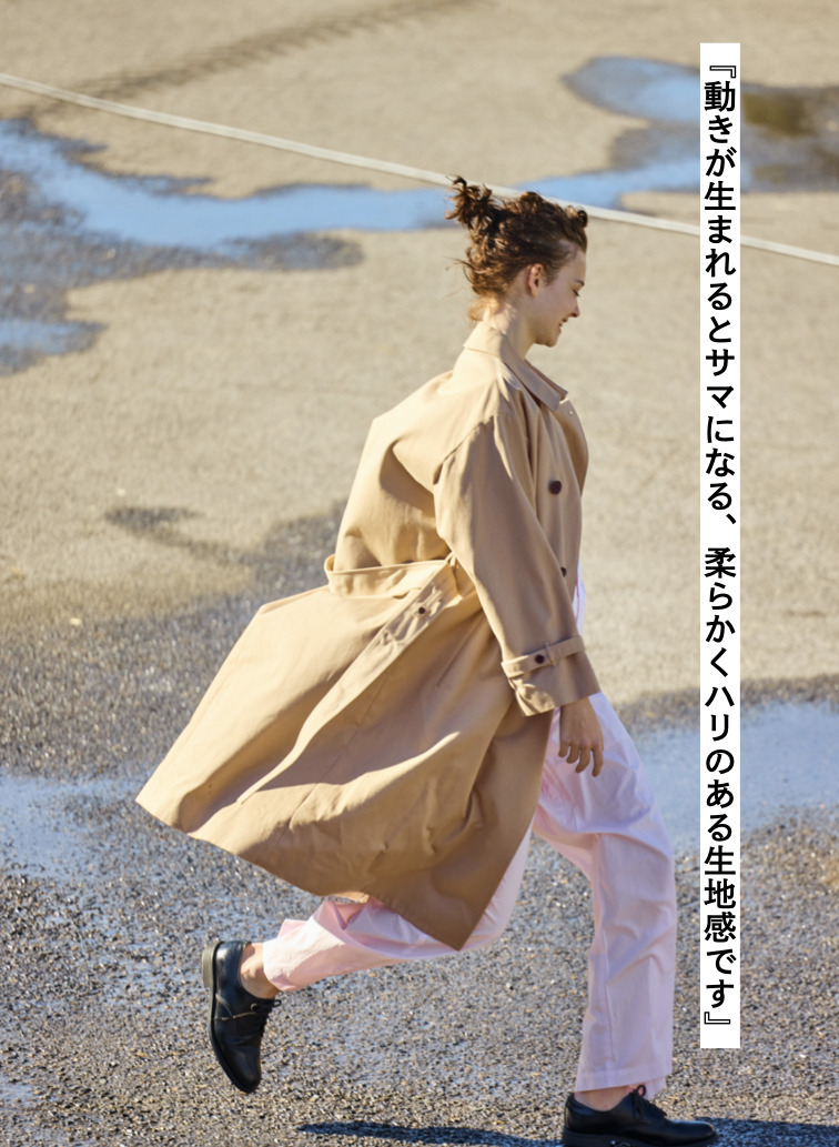 WEST POINT OVERSIZED TRENCH COAT 詳細画像 Beige 3