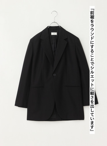 ATON テーラードジャケット 詳細画像 Black 4