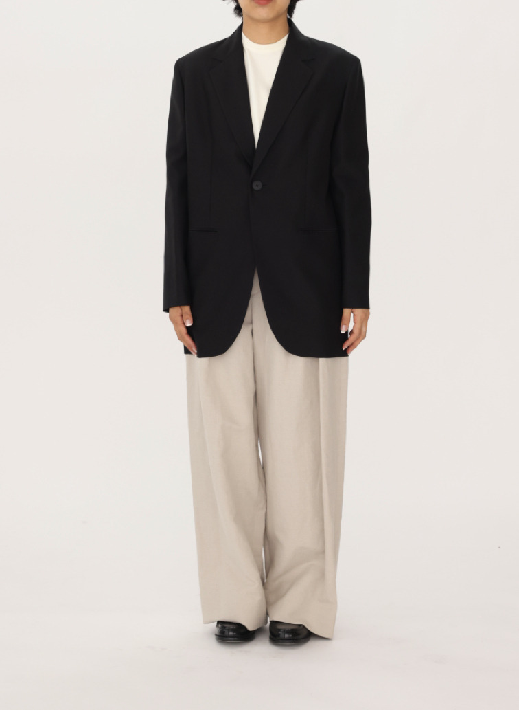 ATON テーラードジャケット 詳細画像 Black 10