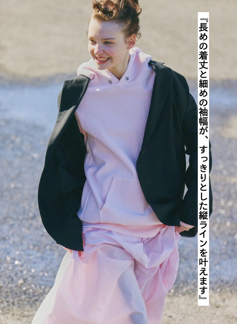 ATON テーラードジャケット 詳細画像 Black 2