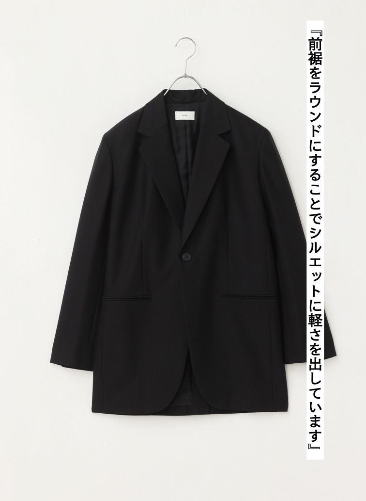 ATON テーラードジャケット 詳細画像 Black 4