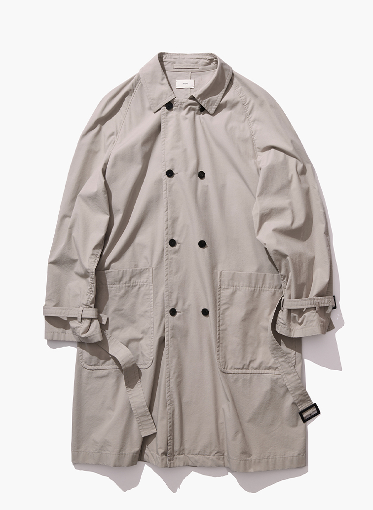 LIGHT TC GABARDINE WASHED TRENCH COAT 詳細画像 Beige 1