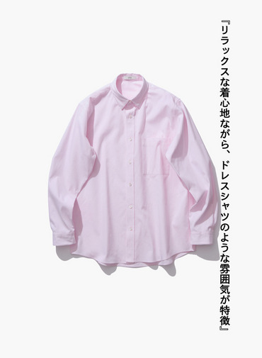 WASHER OXFORD STANDARD SHIRT 詳細画像 Pink 3