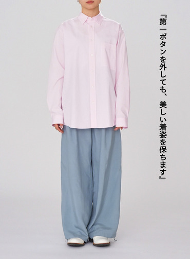 WASHER OXFORD STANDARD SHIRT 詳細画像 Pink 4