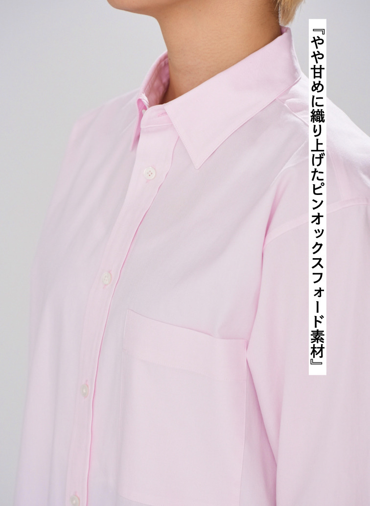 WASHER OXFORD STANDARD SHIRT 詳細画像 Pink 7