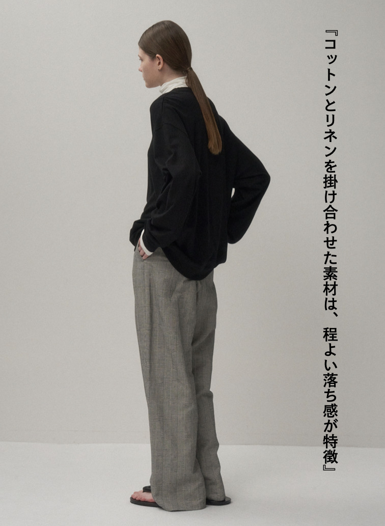 ATON ワイドイージーパンツ 詳細画像 Check 3