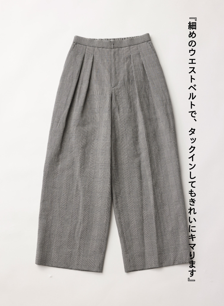 ATON ワイドイージーパンツ 詳細画像 Check 4