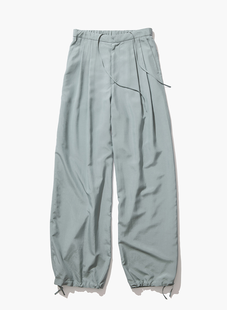SILK SUEDE WIDE EASY PANTS 詳細画像 Saxe Blue 1