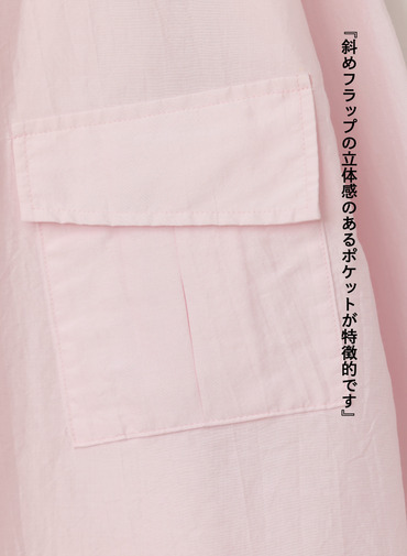 ATON シルクリネンシャツジャケット 詳細画像 Pink 11