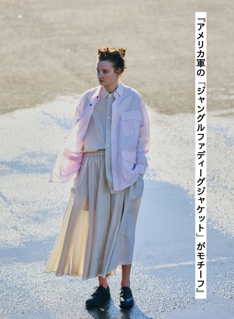 ATON シルクリネンシャツジャケット 詳細画像 Pink 3