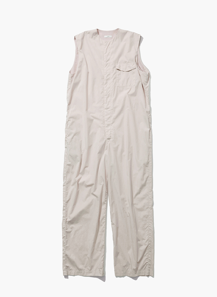 【3月入荷】NATURAL DYED COTTON LAWN JUMP SUIT 詳細画像 Beige 1