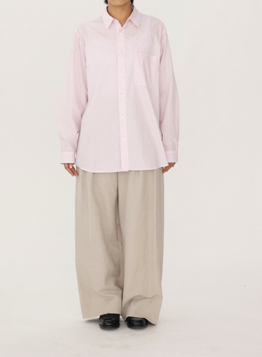ATON スタンダードシャツ 詳細画像 Pink 6