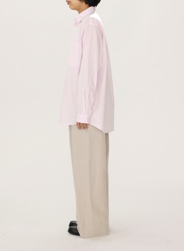 ATON スタンダードシャツ 詳細画像 Pink 7