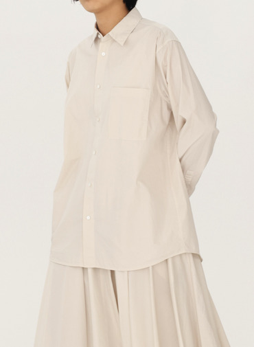 ATON スタンダードシャツ 詳細画像 Beige 7
