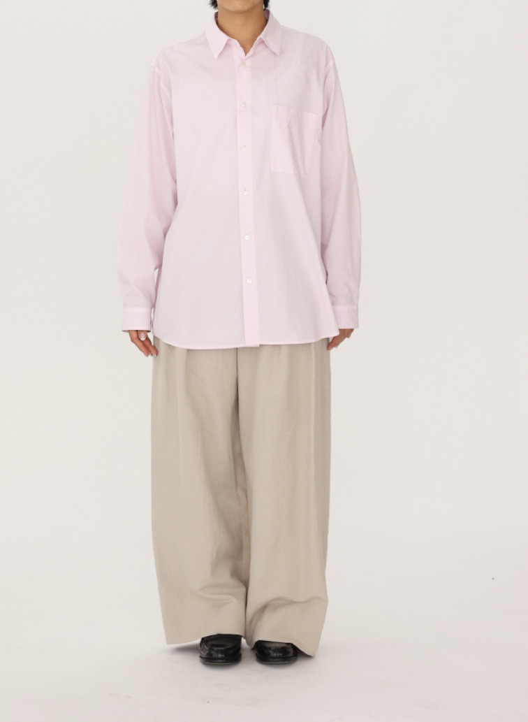 ATON スタンダードシャツ 詳細画像 Pink 6