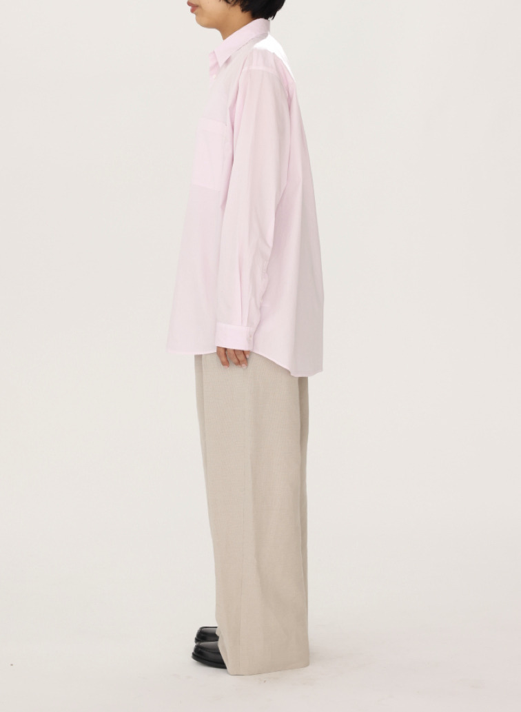ATON スタンダードシャツ 詳細画像 Pink 7