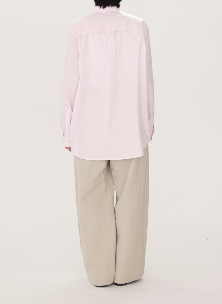 ATON スタンダードシャツ 詳細画像 Pink 8