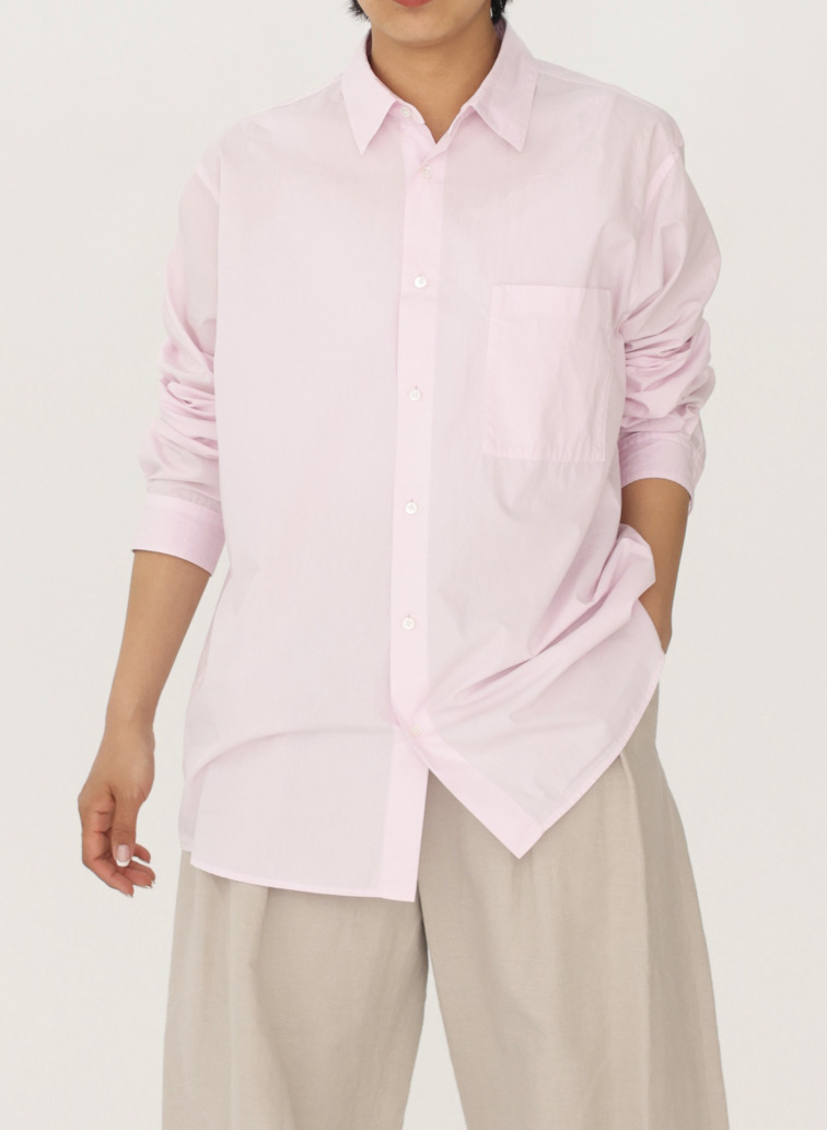 ATON スタンダードシャツ 詳細画像 Pink 9