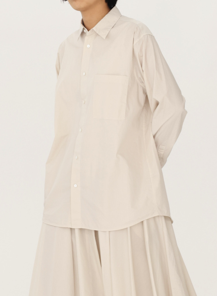 ATON スタンダードシャツ 詳細画像 Beige 7