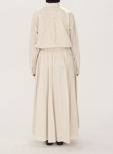ATON ギャザースカート 詳細画像 Beige 6