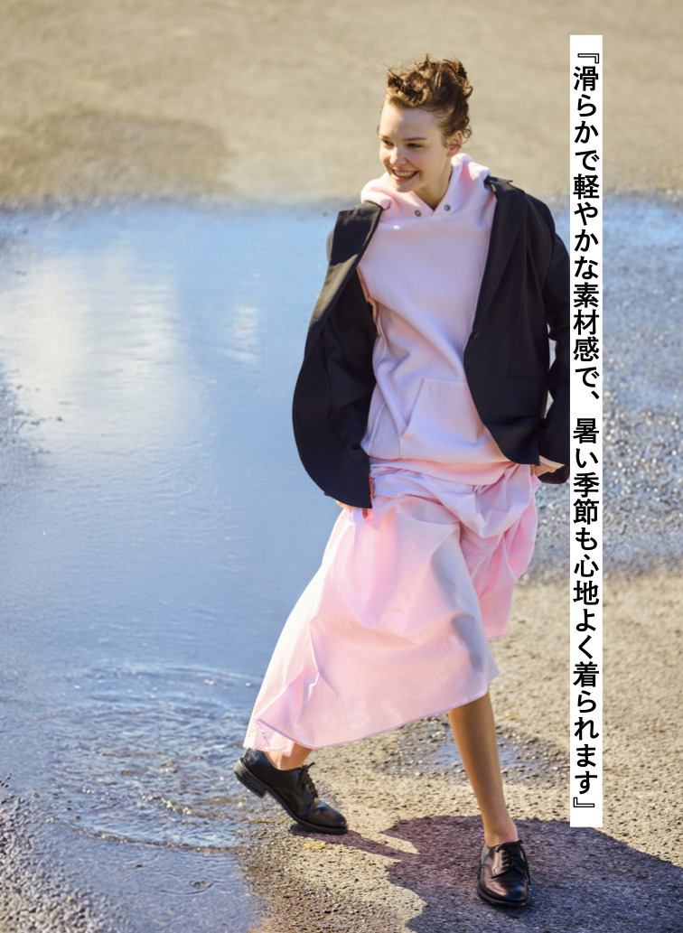 ATON ギャザースカート 詳細画像 Pink 2