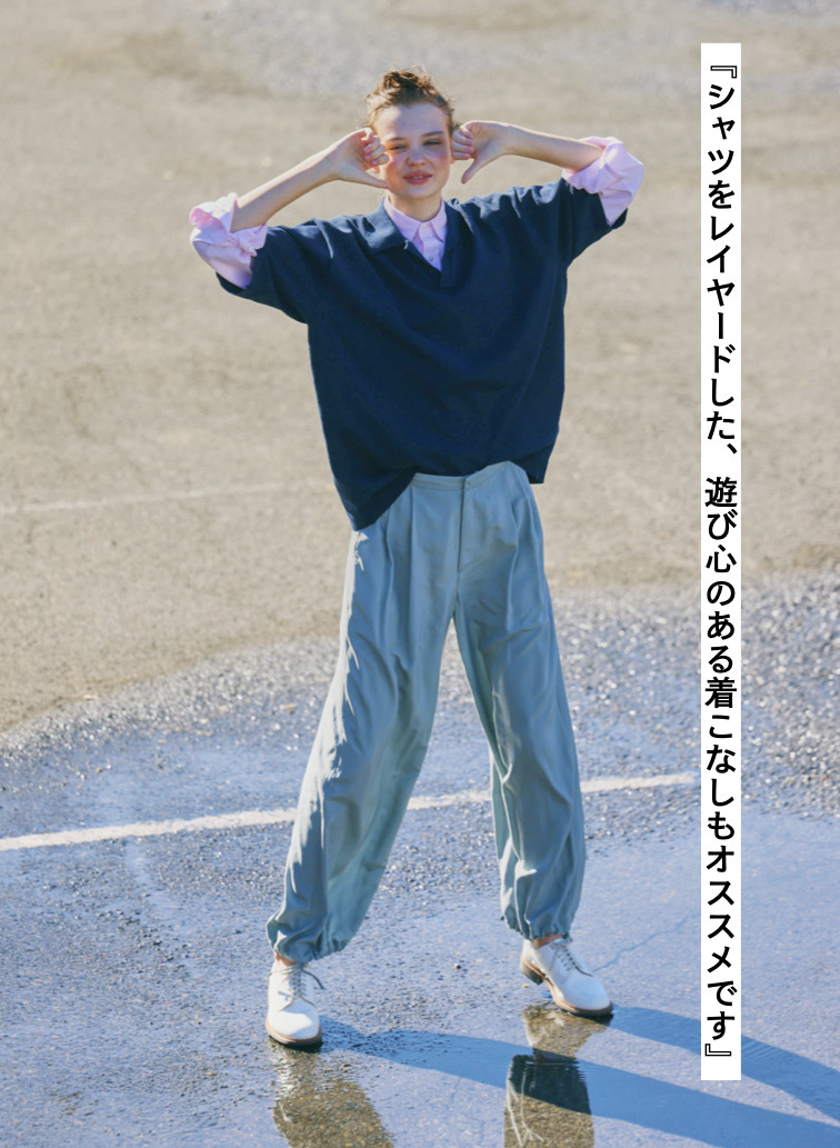 ATON スキッパーポロシャツ 詳細画像 Navy 2