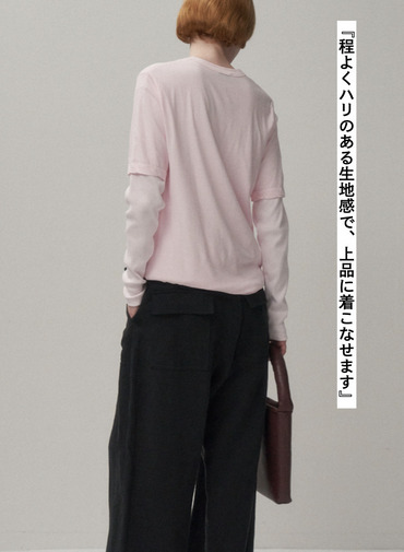 ATON スタンダードTシャツ 詳細画像 Pink 6