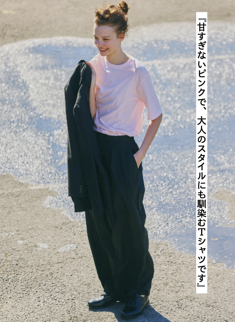 ATON スタンダードTシャツ 詳細画像 Pink 1