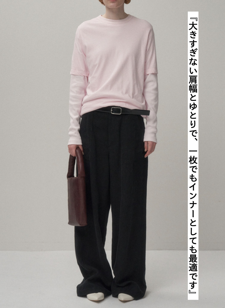 ATON スタンダードTシャツ 詳細画像 Pink 5