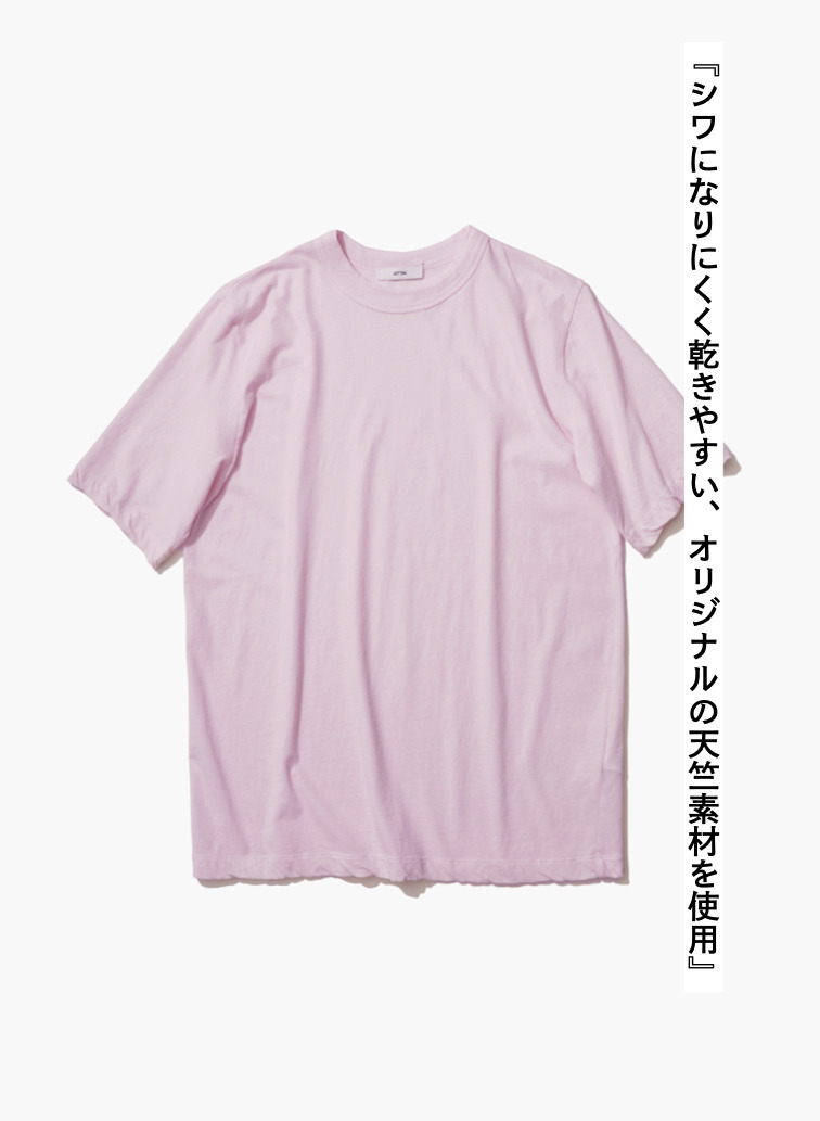 ATON スタンダードTシャツ 詳細画像 Pink 8