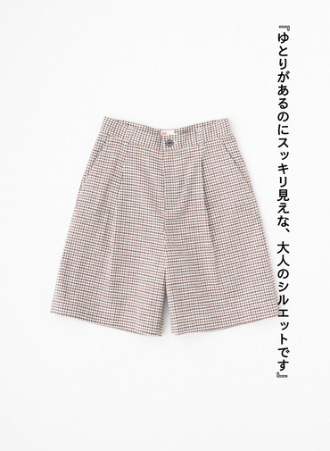 Traditional Weatherwear ワイドショートチェックパンツ UNIONSLACKS 312 詳細画像 Gun Club Check 5