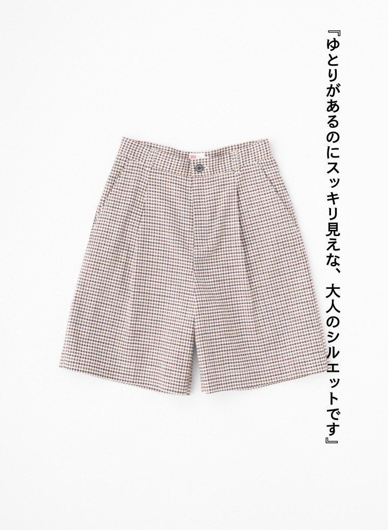 Traditional Weatherwear ワイドショートチェックパンツ UNIONSLACKS 312 詳細画像 Gun Club Check 5
