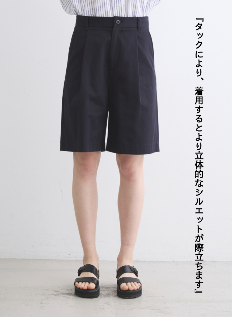 Traditional Weatherwear ワイドショートパンツ UNIONSLACKS 312 詳細画像 Navy 2