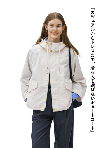 Traditional Weatherwear ショートコート SELSEY SHORT 詳細画像 Off White 1