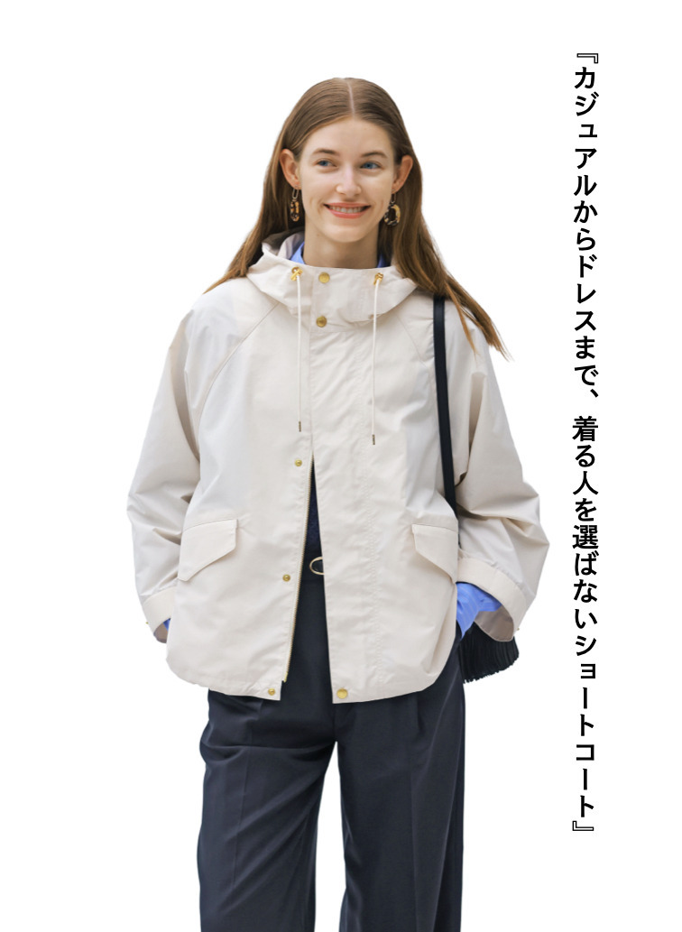 Traditional Weatherwear ショートコート SELSEY SHORT 詳細画像 Off White 1