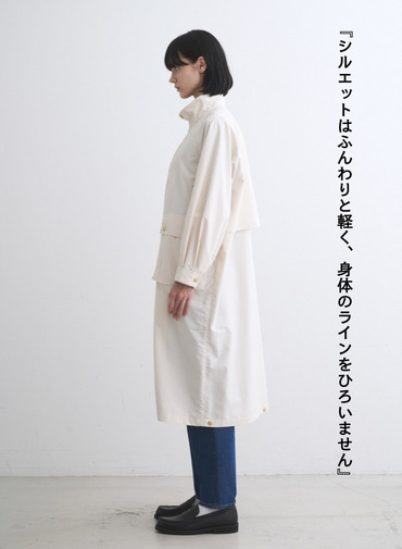 Traditional Weatherwear ロングコート ELGIN LONG 詳細画像 Off White 3