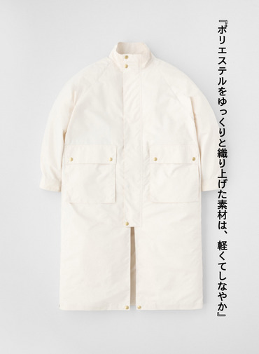 Traditional Weatherwear ロングコート ELGIN LONG 詳細画像 Off White 5