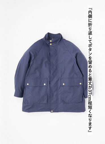 Traditional Weatherwear ロングコート ELGIN LONG 詳細画像 Navy 7