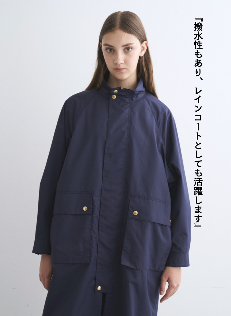 Traditional Weatherwear ロングコート ELGIN LONG 詳細画像 Navy 5