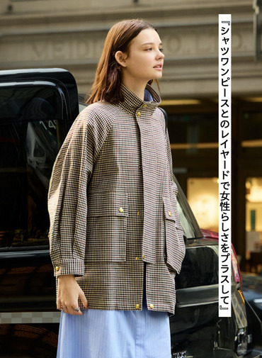 Traditional Weatherwear チェックコート ELGIN 詳細画像 Gun Club Check 2