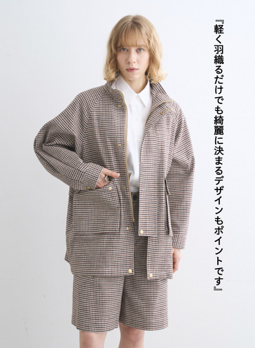 Traditional Weatherwear チェックコート ELGIN 詳細画像 Gun Club Check 3