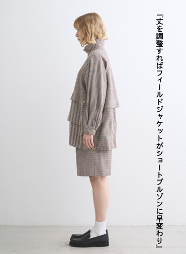 Traditional Weatherwear チェックコート ELGIN 詳細画像 Gun Club Check 5