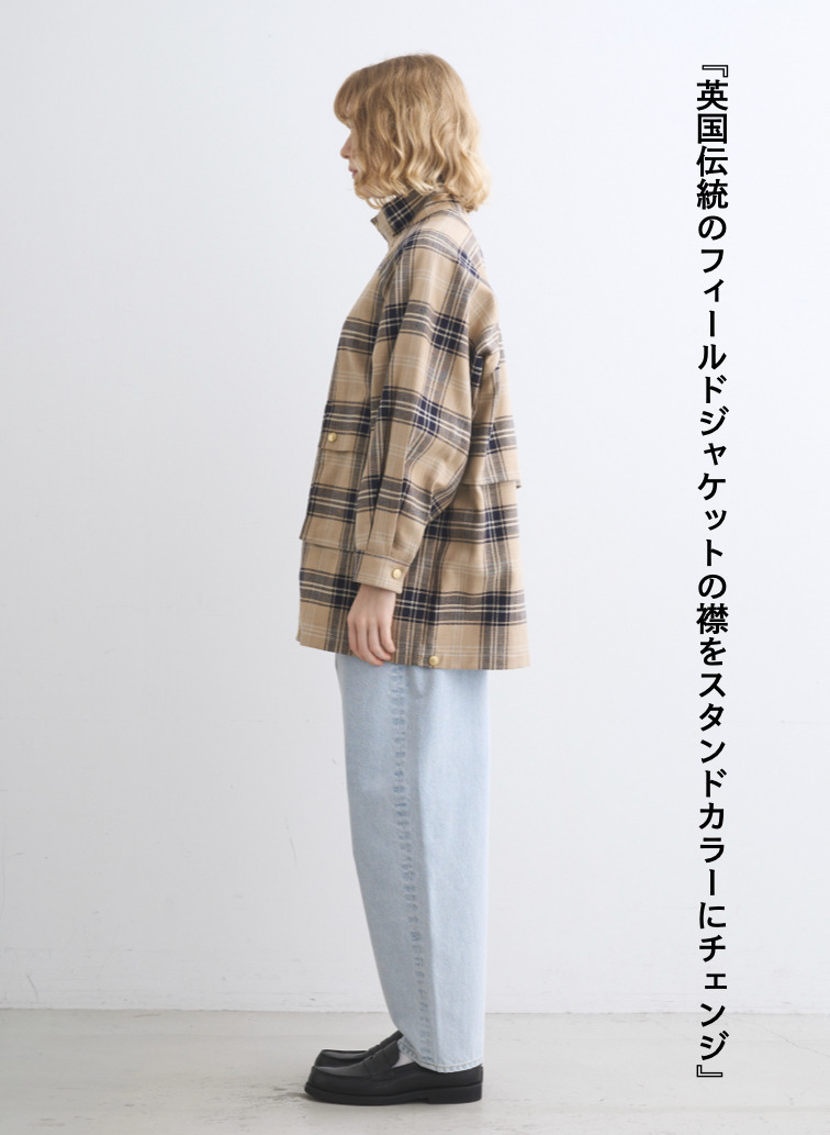 Traditional Weatherwear チェックコート ELGIN 詳細画像 Multi 4