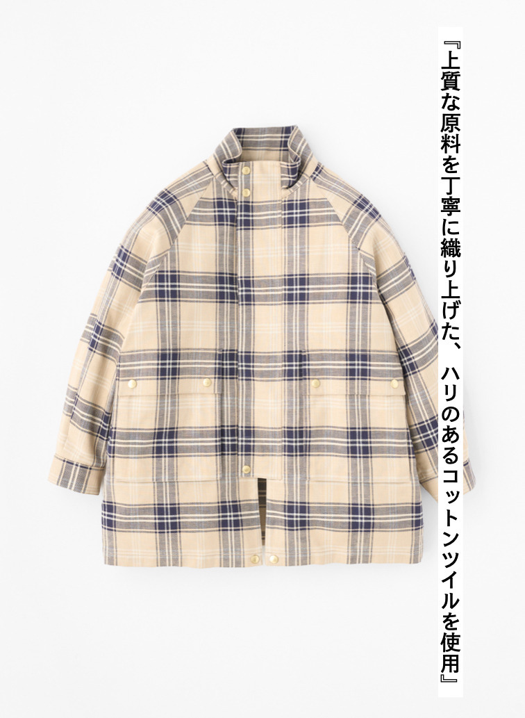 Traditional Weatherwear チェックコート ELGIN 詳細画像 Multi 7