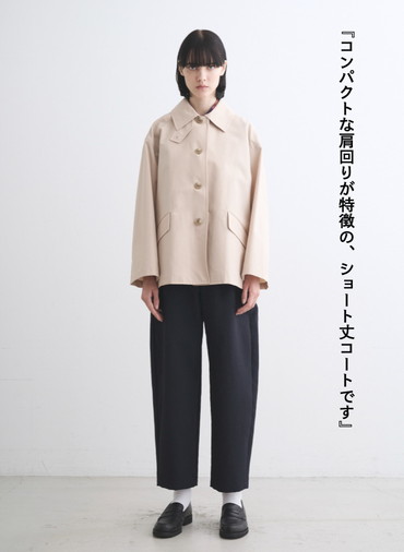 Traditional Weatherwear ショートコート 詳細画像 Ecru 1