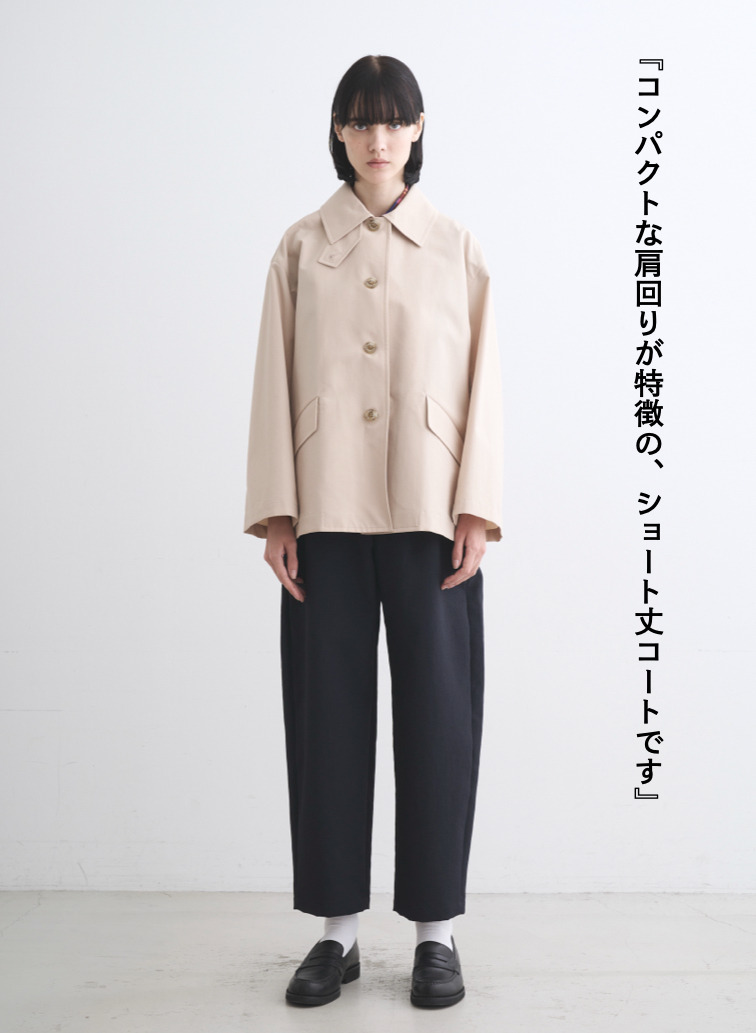 Traditional Weatherwear ショートコート 詳細画像 Ecru 1