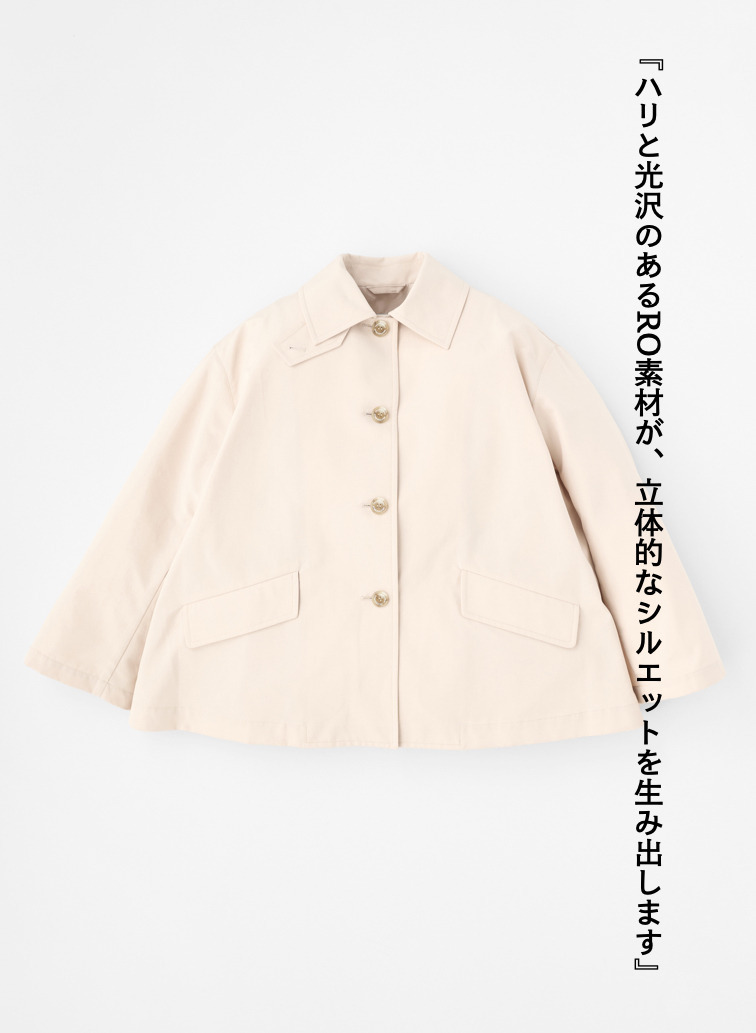 Traditional Weatherwear ショートコート 詳細画像 Ecru 5