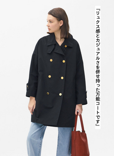 Traditional Weatherwear ダブルコート MALTON DOUBLE 詳細画像 Black 1