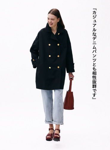 Traditional Weatherwear ダブルコート MALTON DOUBLE 詳細画像 Black 3